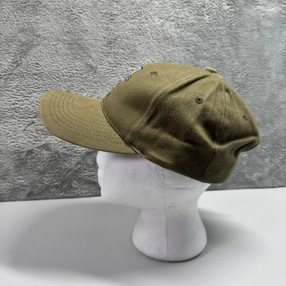 Sodima Paris France Eiffel Tower Baseball Hat Cap Green Brown Adjustable OSFM